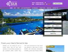 Tablet Screenshot of phuketsilkproperties.com